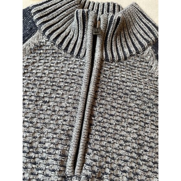 J. Hall M Cotton Waffle Knit Half-Zip Grampacore Sweater Y2K Medium - Picture 4 of 10